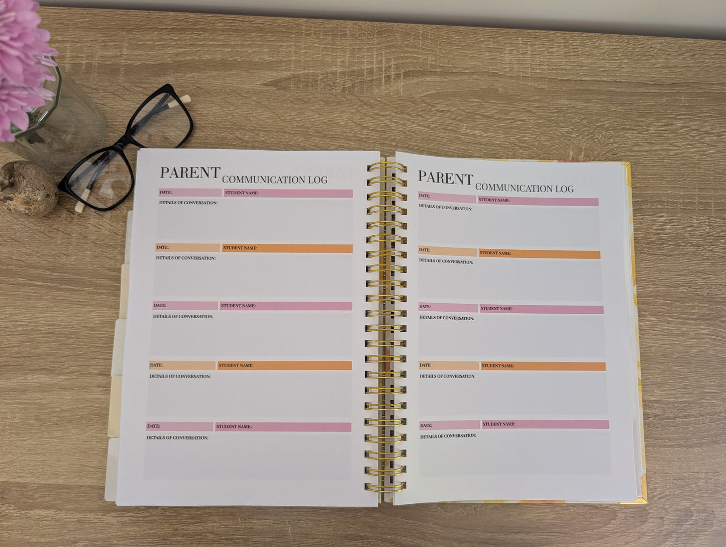 Seashells Teacher Planner