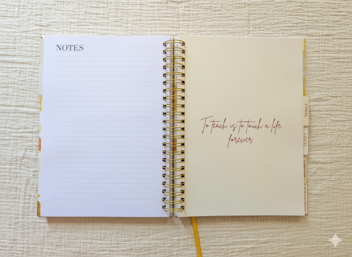 Sun 2026 Teacher Planner