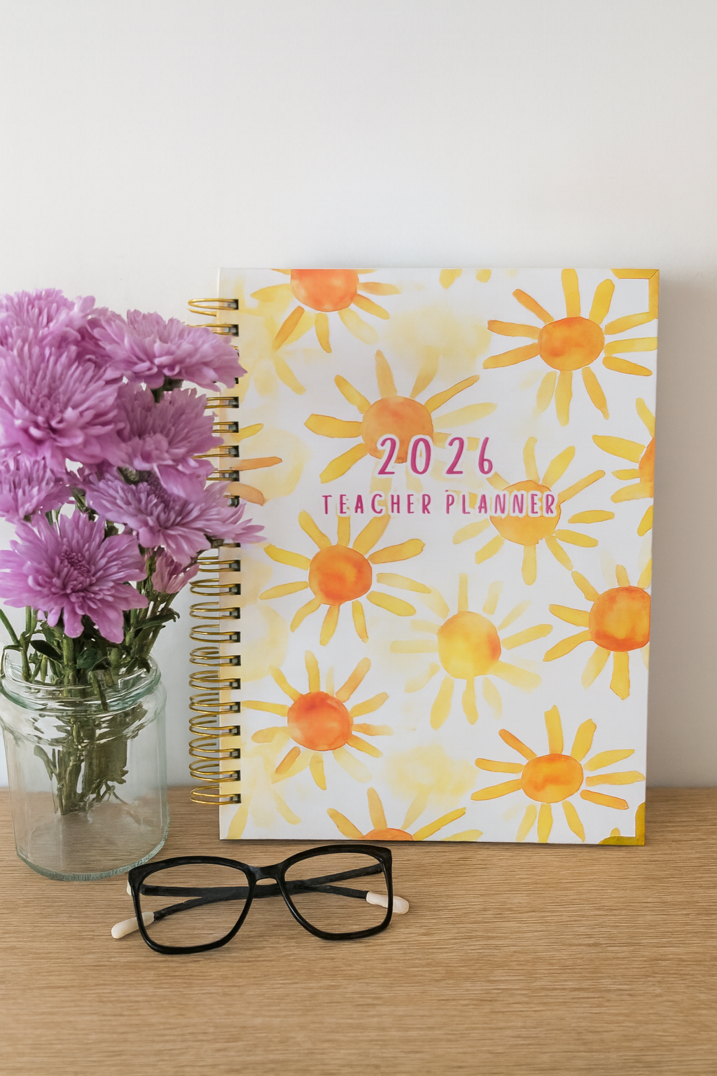 Sun Teacher Planner 2026