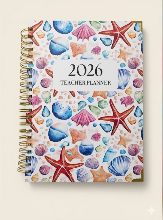 Seashells Teacher Planner