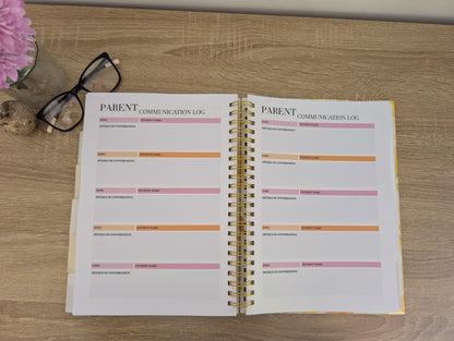 Seashells Teacher Planner