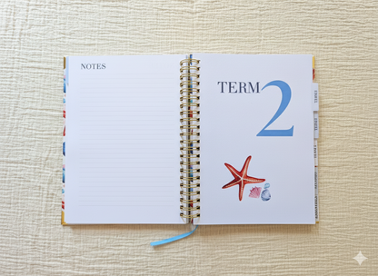 Seashells 2026 Teacher Planner