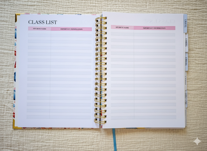 Seashells 2026 Teacher Planner