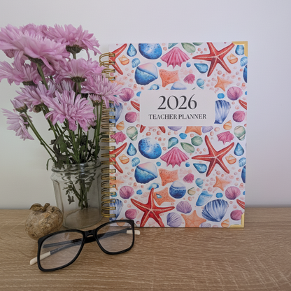 Seashells Teacher Planner