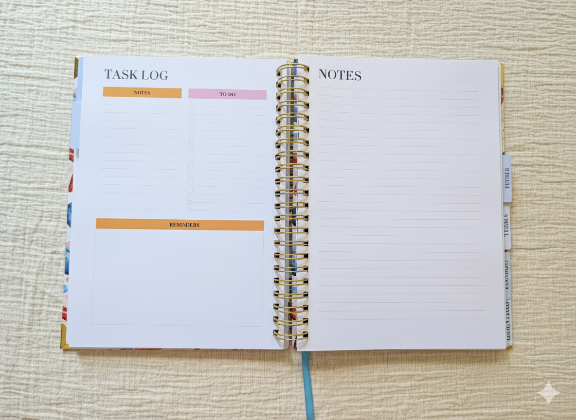 Seashells 2026 Teacher Planner