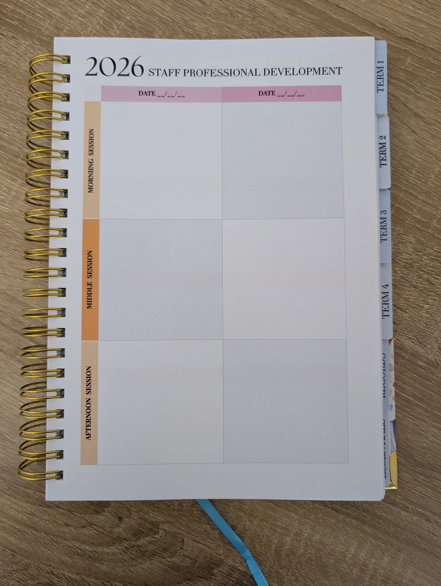 Sun Teacher Planner 2026