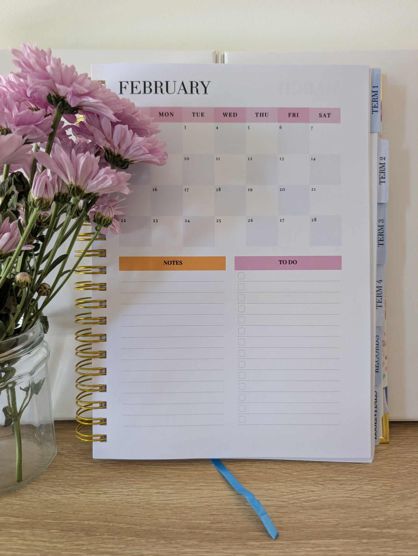 Sun Teacher Planner 2026