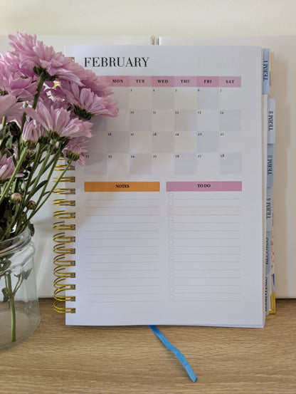 Sun Teacher Planner 2026