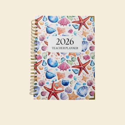 Seashells 2026 Teacher Planner